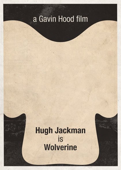 25张超级英雄极简海报作品