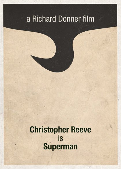 25张超级英雄极简海报作品