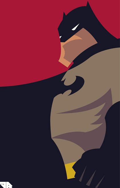 25张超级英雄极简海报作品