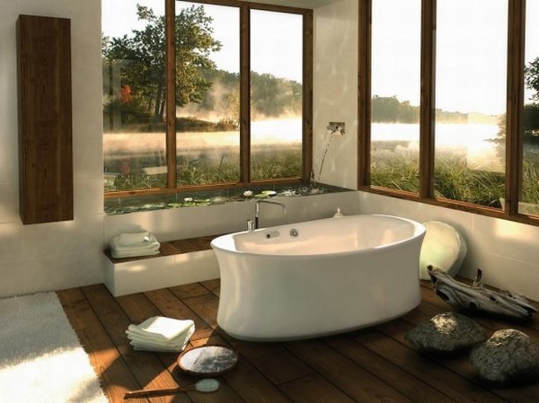 30个漂亮舒适的浴室设计