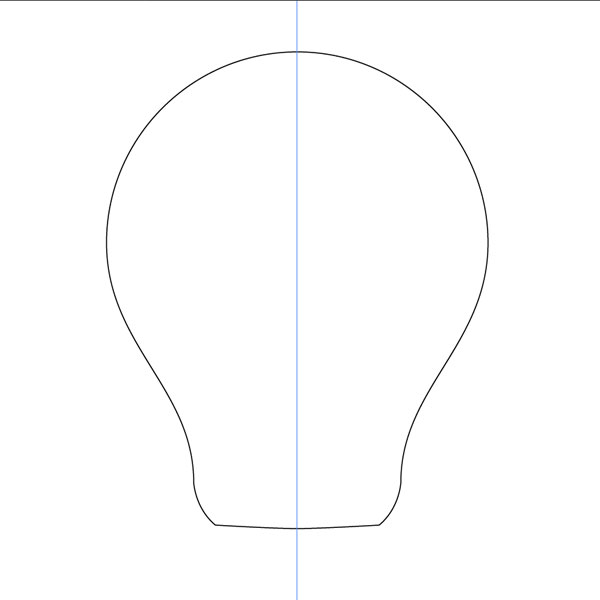 Illustrator鼠绘:有钨丝的矢量白炽灯泡