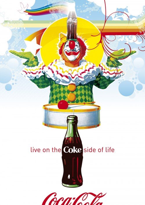 可口可乐创意海报和广告设计