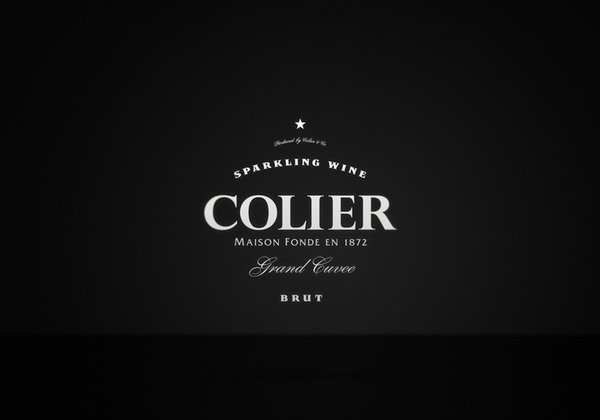 Colier限量版香槟酒包装设计