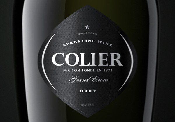 Colier限量版香槟酒包装设计