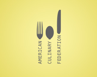 标志设计元素运用实例：餐具