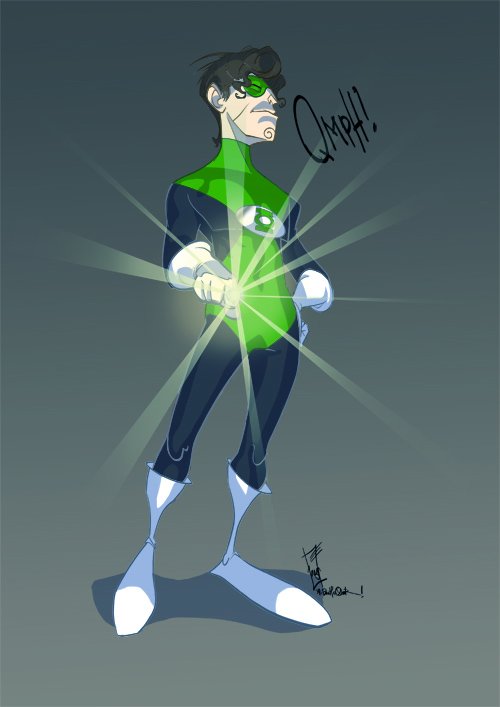 30张漫画人物绿灯侠(Green Lantern)插画作品