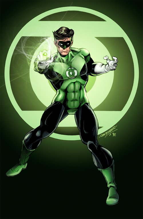 30张漫画人物绿灯侠(Green Lantern)插画作品