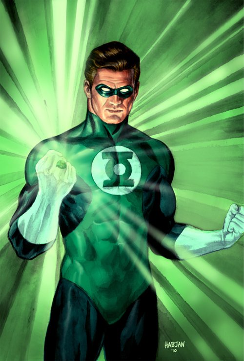 30张漫画人物绿灯侠(Green Lantern)插画作品