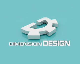 标志设计元素运用实例：3D