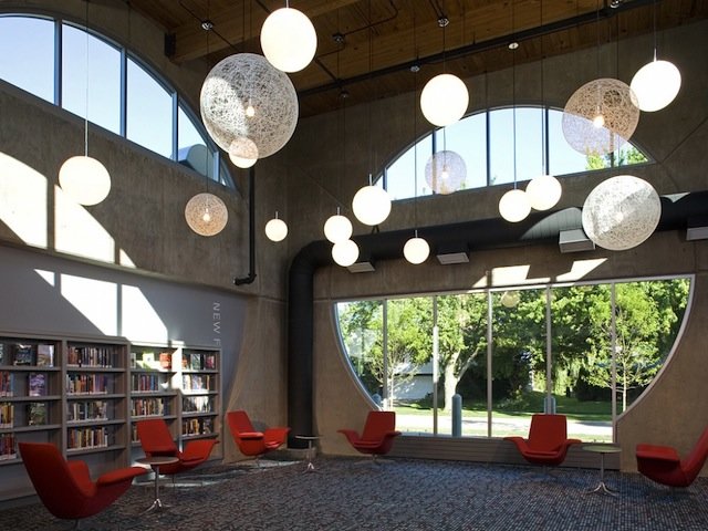 建筑欣赏：Poplar Creek 公共图书馆