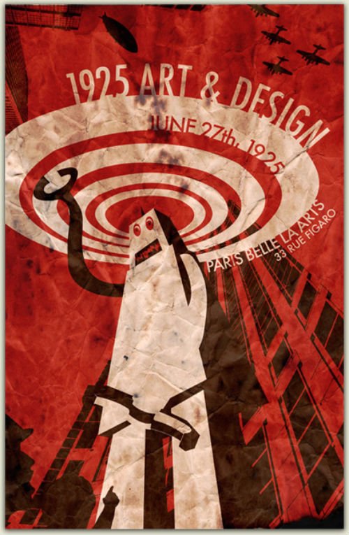 18款机器人题材海报设计