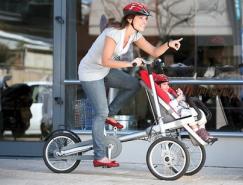 Taga亲子自行车与婴儿推车完美合体
