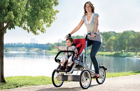 Taga亲子自行车与婴儿推车完美合体