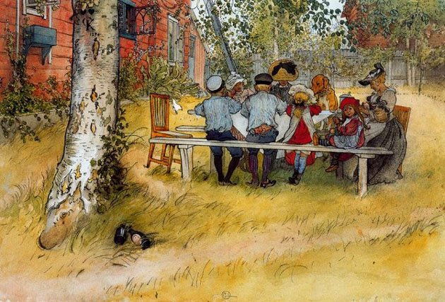 瑞典著名画家卡尔·拉森Carl Larsson