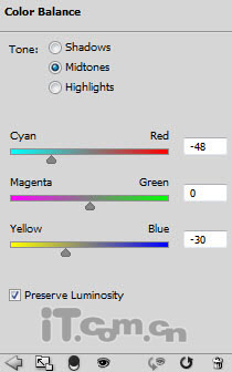 Photoshop制作神秘的海洋文字特效