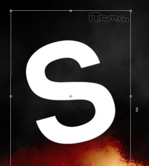 Photoshop制作神秘的海洋文字特效