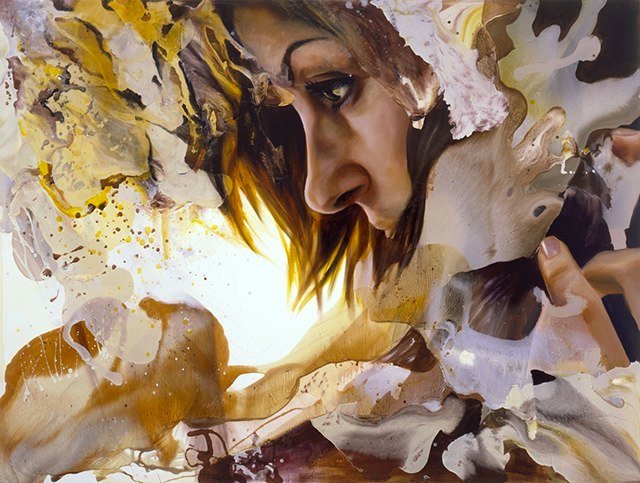 Angela Fraleigh迷人的油画作品欣赏
