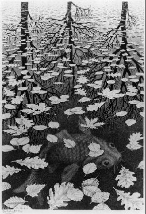 错觉图形大师M.C.Escher