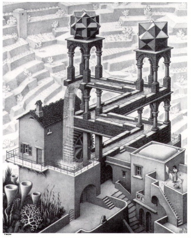 错觉图形大师M.C.Escher