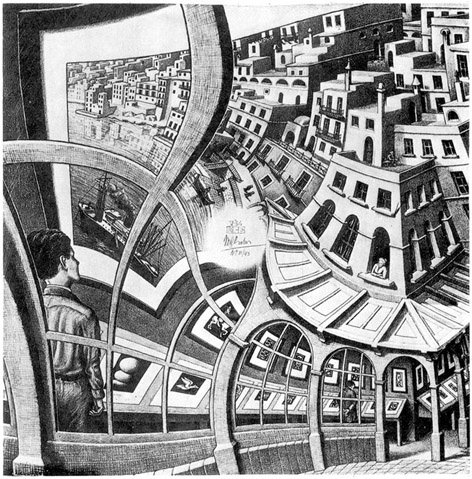 错觉图形大师M.C.Escher