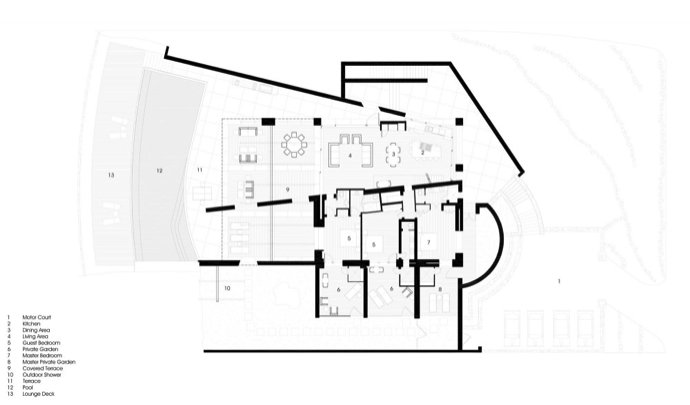 Barnes Coy事务所作品：法国圣巴特勒米岛的住宅设计