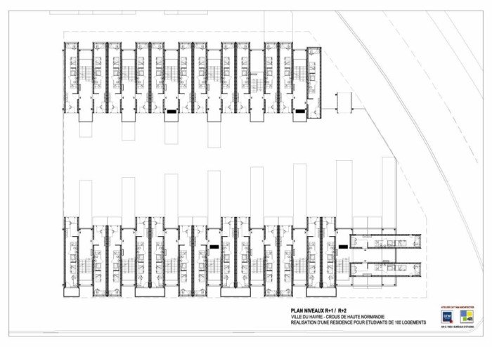 法国旧集装箱改造成住宅:Cité A Docks学生公寓