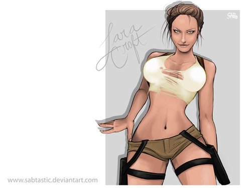 明星肖像插画：Angelina Jolie 