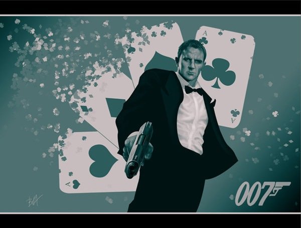 James Bond 007 精美Far Art插画