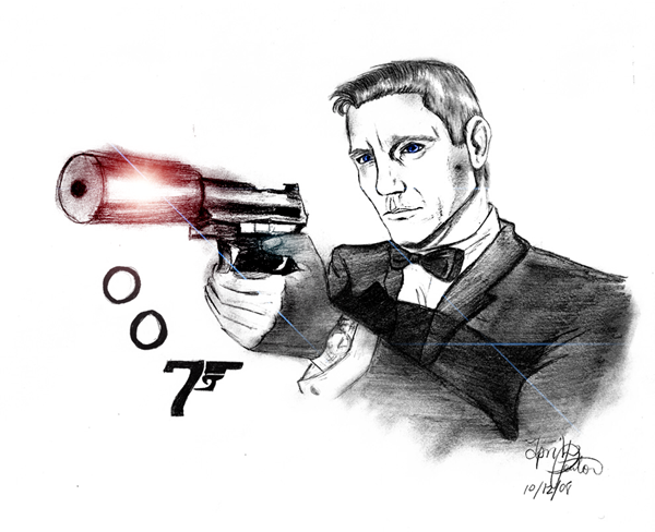 James Bond 007 精美Far Art插画