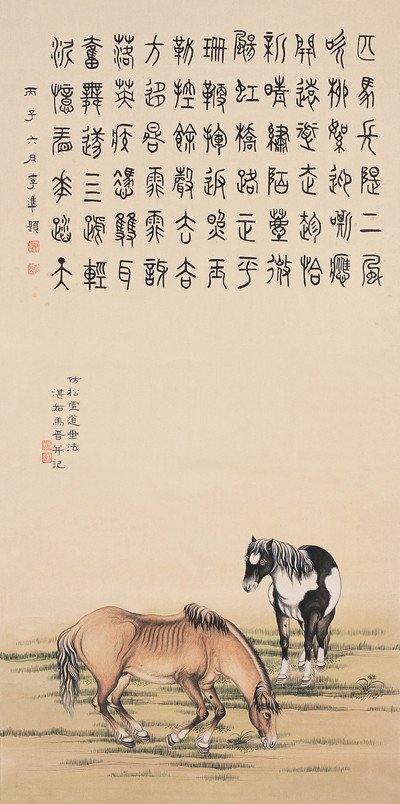 近代著名画家马晋作品欣赏