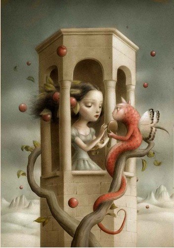 意大利女插画师Nicoletta Ceccoli作品欣赏