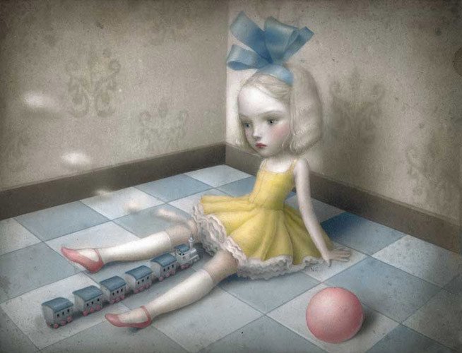 意大利女插画师Nicoletta Ceccoli作品欣赏