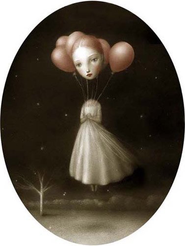 意大利女插画师Nicoletta Ceccoli作品欣赏