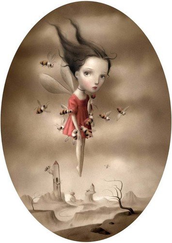 意大利女插画师Nicoletta Ceccoli作品欣赏