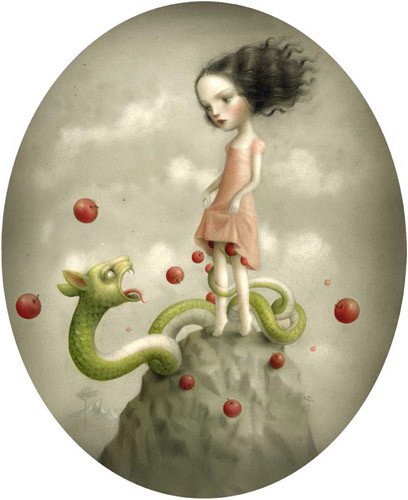 意大利女插画师Nicoletta Ceccoli作品欣赏