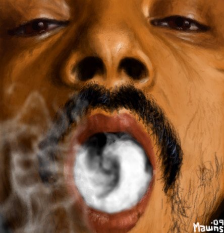 人物插画欣赏：说唱巨星Snoop Dogg