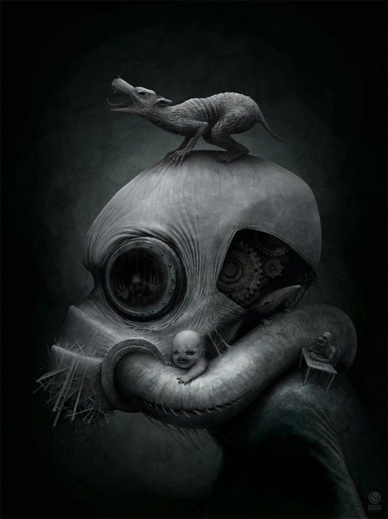 俄罗斯插画家Anton Semenov作品欣赏