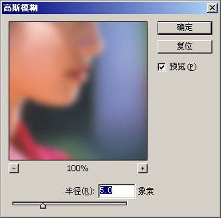 Photoshop模拟大光圈朦胧背景效果