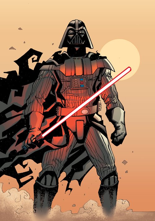 星球大战Darth Vader(黑武士)插画设计欣赏