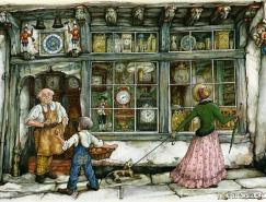 荷兰画家Anton Pieck插画作品欣赏