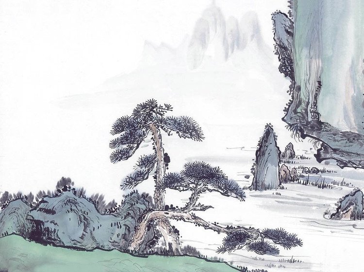 中国笔墨山水画欣赏