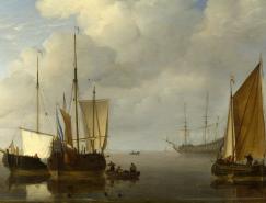 伦敦国家画廊：杰出的战舰及海景绘画作品