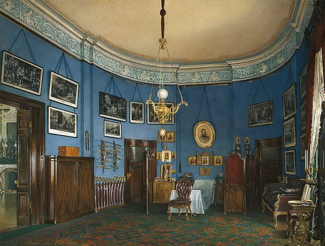 俄罗斯水彩画家Edward Petrovich Hau:宫殿绘画艺术(上)