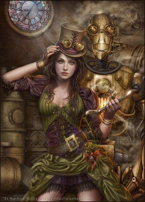 30张幻想的Steampunk(蒸汽朋克)插画欣赏