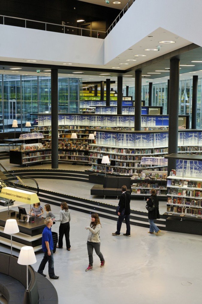 建筑欣赏：荷兰Almere新图书馆