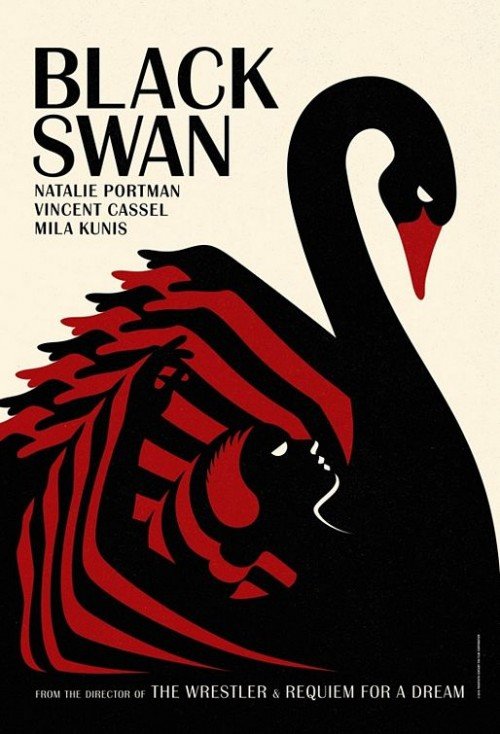 电影海报欣赏：黑天鹅 Black Swan