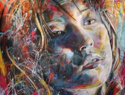 David Walker街头艺术：喷漆人像画