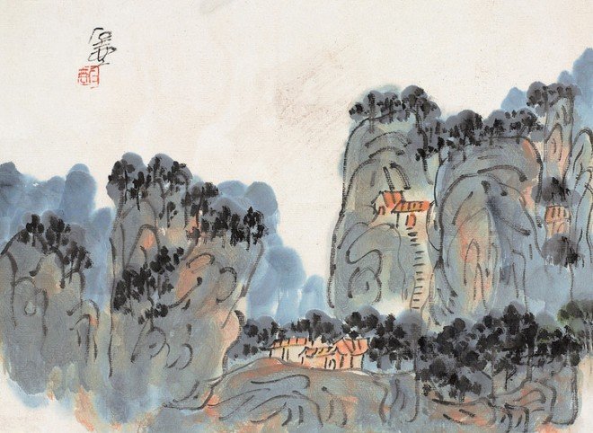 著名国画大师陈子庄作品欣赏