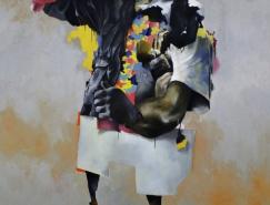 艺术家Joram Roukes混搭绘画作品