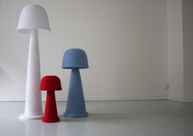 荷兰设计师Andreas Kowalewski的蘑菇灯